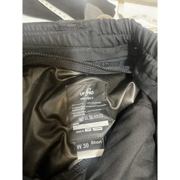 UF PRO  Black Tactical Pants 30 X 30 Gore Wind-stop 12+ Pockets Zips Unisex - Picture 4 of 5